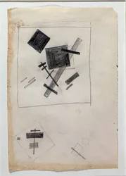 Composição suprematista (Desenho