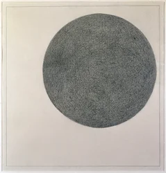 Elemento suprematista: círculo (óleo sobre tela, século XX)