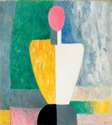 Figura do tronco com rosto rosa, 1928-1932.