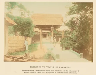 Entrada do templo em Kamakura