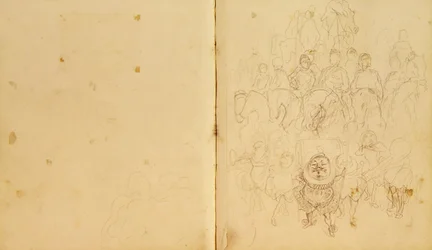 Livro de esboços para o 