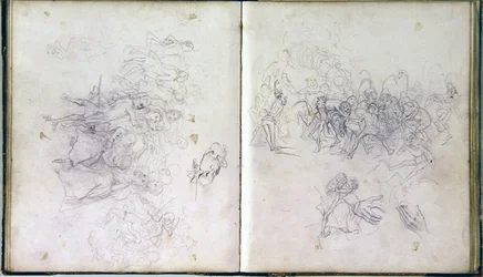 Livro de esboços para o 