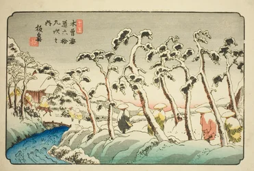 do. 15: Itahana (Jugo: Itahana), da série s "shi x ty ne s ta on s f te kiso kaido" )”