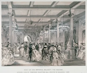 Recepção para o Sultão da Turquia, Guildhall, Cidade de Londres, 1867