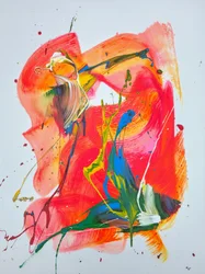 Expressionismo abstrato vibrante
