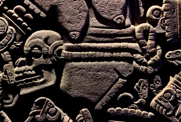 Américas; arqueologia; México; Templo Mayor; Grande Templo dos Astecas; Coyolxauqui, 2010 (foto)