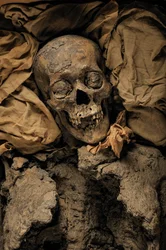 Múmia de Amenhotep III, avô do rei Tut, KV 35, Tutankhamun; 18ª Dinastia; Nova..., 2005 (foto)