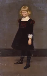 Sem título, Retrato de uma jovem, c. 1900.