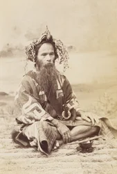 Ainu Man, c.1890s (impressão de prata de gelatina)