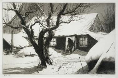 Estábulo das vacas, Friendship, Maine