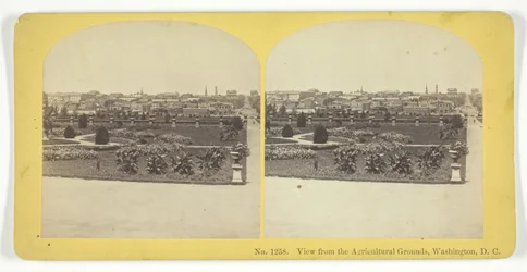 Vista de Agricultural Grounds, Washington, D.C., 185575. Criadores: Irmãos Kilburn, BW Kilburn.