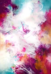 Abstrato Fluido Colorido