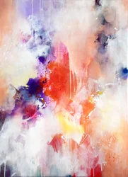 Fluxo abstrato vibrante