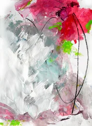 Pinceladas abstratas vibrantes