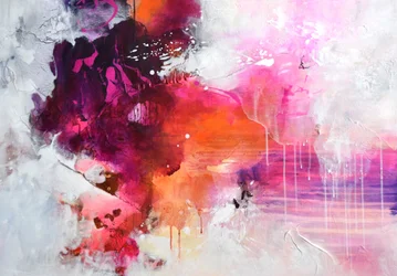 Fluxo de cores vibrantes