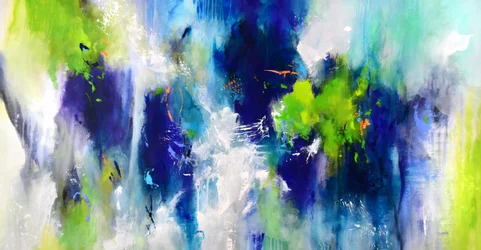 Abstrato Fluido e Vibrante