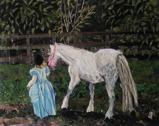 Vamos fingir - a princesa e seu cavalo