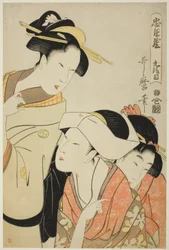 Ato IX (Kudanme), da série "O Tesouro dos Leais Retentores (Chushingura)", c.1798-99 (xilogravura a cores; oban)