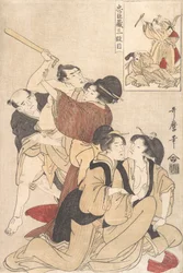 Chushingura Act III, ca. 1800.