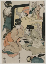 Chushingura: Ato I do Armazém da Lealdade, final dos anos 1790.