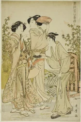 Prazeres elegantes: O perfume das flores, à esquerda (Furyu hana no ka asobi, ge)