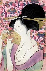 Kushi (Pente) de Utamaro Kitagawa