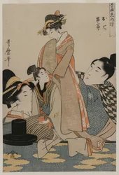 Oshichi e Kichisaburo (da série Music on the Theme of Constancy in Love)