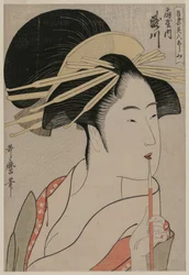 Takigawa do Ōgiya da série A Selection of Eastern Beauties