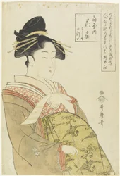 A cortesã Hanao_gi da Casa O_giya, c. 1793-1794