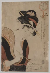Mulher a escrever, 1753-1806