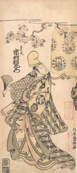 O ator Ichimza Uzaemon IX, 1769 cedo.