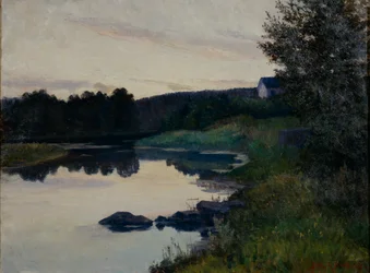 Noite de Verão (óleo sobre tela)