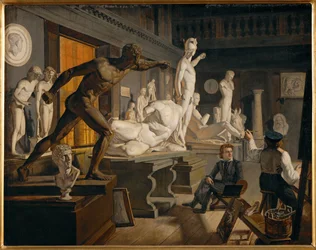 Sala das Antiguidades do Palácio de Charlottenborg, Copenhaga (pintura sobre tela)