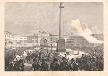 Entrada da princesa Dagmar da Dinamarca em São Petersburgo em 23 de setembro de 1866.