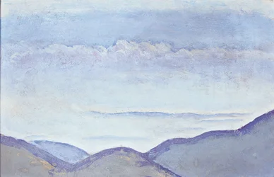 Berge - Montanhas ... (óleo sobre cartão)