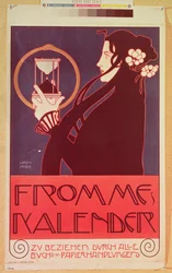 Desenho para o calendário Frommes, para a 14.ª exposição da Secessão de Viena, 1902