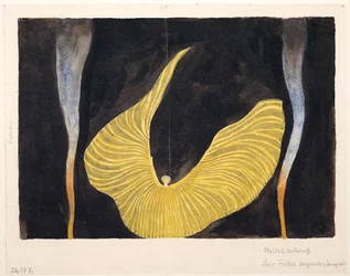 Loïe Fuller na dança &39;O Arcanjo&39;