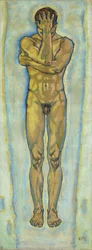 Masculino nu amarelo e azul, c. 1913