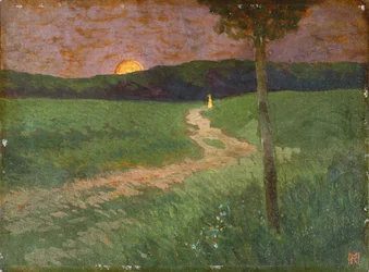 Noite de verão (óleo sobre tela)
