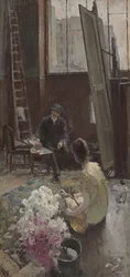 No Estúdio do Artista