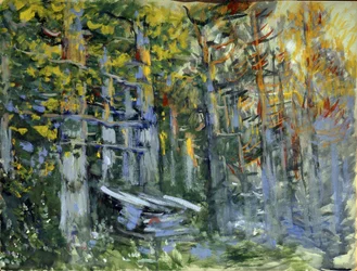 Desenho para a ópera "A Lenda da Cidade Invisível de Kitege e da Donzela Fevronia" de Nicholas (Nikolai) Rimsky Korsakov (Rimsky-