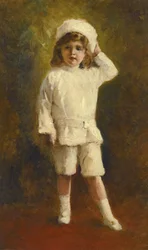 Retrato do sucessor do trono Tsarevich Alexei Nikolaevich 1904-1918