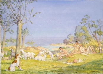 Paisagem com Pastores e Caprinos, 1931