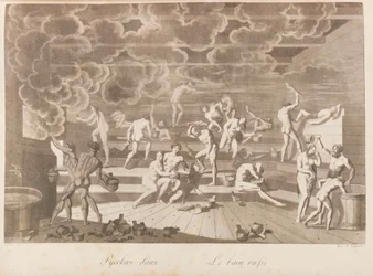 Um balneário russo. Os povos da Rússia ou descrição dos costumes por Charles de..., 1811-1812.