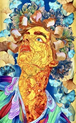Olhar Floral Dourado