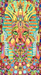 Gato Faraó Vibrante