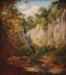 paisagem com ravina