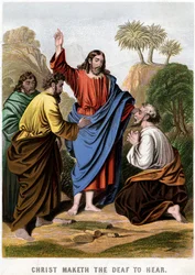 Cristo faz o surdo ouvir, 1860