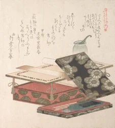 Conjunto de Mesa e Escrita, século XIX.