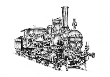 Locomotiva a vapor clássica